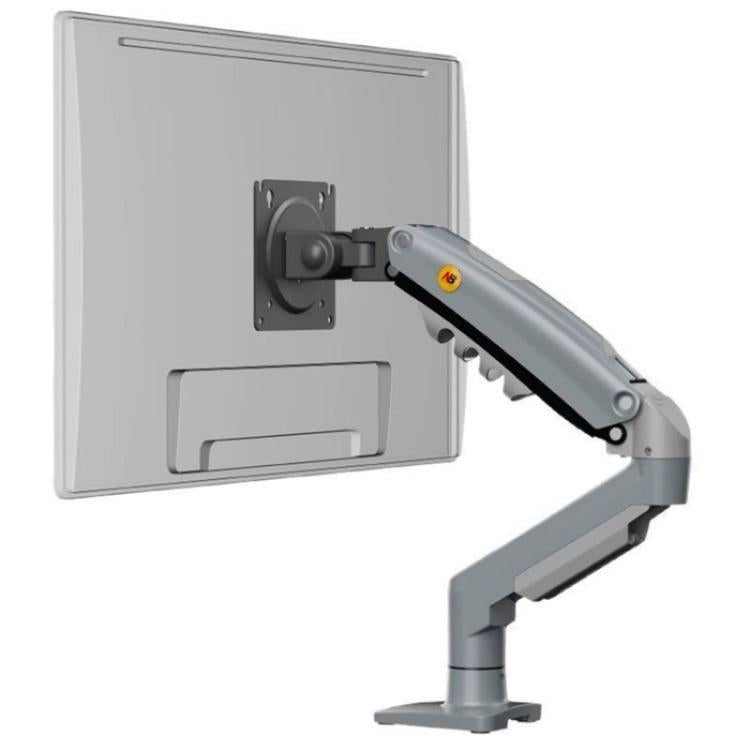 NORTH BAYOU F80 Adjustable Height Monitor Arm 17-30 Inch Displays Desk Mount Stand(Lake Blue) - TV Brackets & Mounts by buy2fix | Online Shopping UK | buy2fix