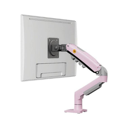 NORTH BAYOU F80 Adjustable Height Monitor Arm 17-30 Inch Displays Desk Mount Stand(Pink) - TV Brackets & Mounts by buy2fix | Online Shopping UK | buy2fix