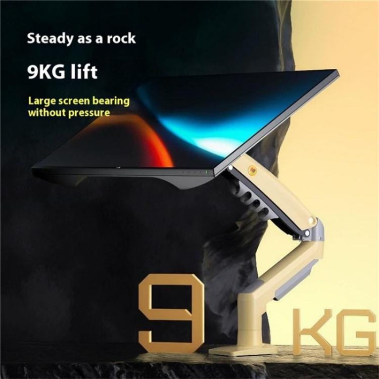 NORTH BAYOU F80 Adjustable Height Monitor Arm 17-30 Inch Displays Desk Mount Stand(Green) - TV Brackets & Mounts by buy2fix | Online Shopping UK | buy2fix