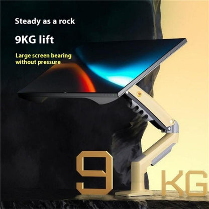 NORTH BAYOU F80 Adjustable Height Monitor Arm 17-30 Inch Displays Desk Mount Stand(Lake Blue) - TV Brackets & Mounts by buy2fix | Online Shopping UK | buy2fix