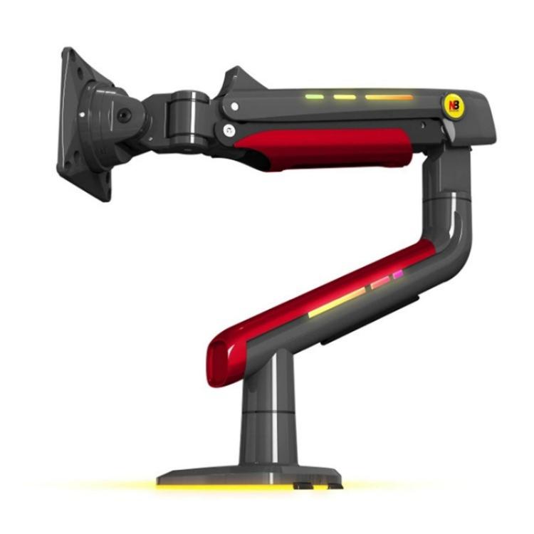 NORTH BAYOU L50 32-60 Inch Gaming Screen RGB Light Curved Ultrawide Flat Monitor Stand - TV Brackets & Mounts by buy2fix | Online Shopping UK | buy2fix