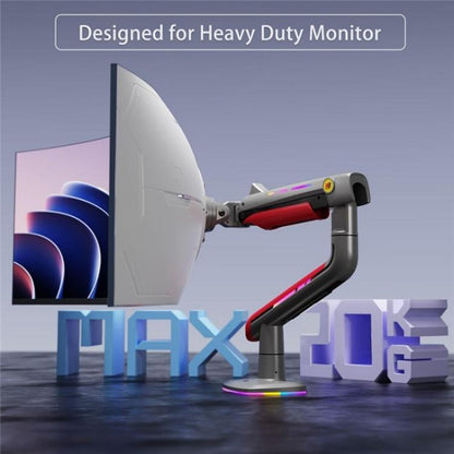 NORTH BAYOU L50 32-60 Inch Gaming Screen RGB Light Curved Ultrawide Flat Monitor Stand - TV Brackets & Mounts by buy2fix | Online Shopping UK | buy2fix