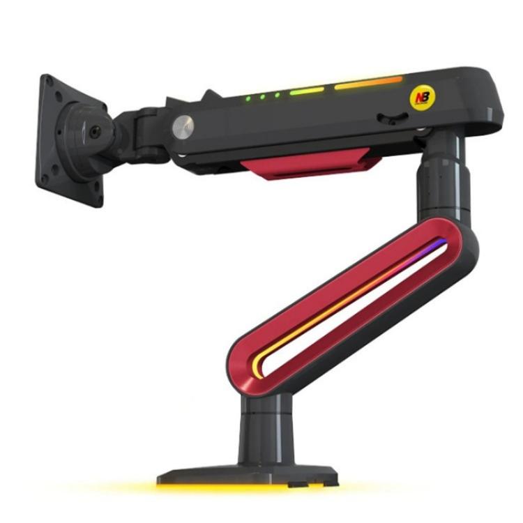 NORTH BAYOU L60 RGB Light Desk Mount Bracket 32-60 Inch Gaming Monitor Arm Stand - TV Brackets & Mounts by buy2fix | Online Shopping UK | buy2fix