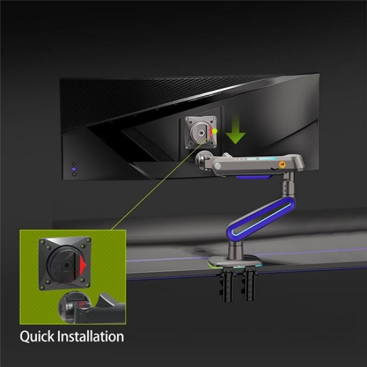 NORTH BAYOU G70 Height Adjustable Desktop Mount Mechanical Spring Gaming Monitor Stand - TV Brackets & Mounts by buy2fix | Online Shopping UK | buy2fix