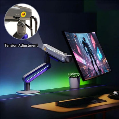 NORTH BAYOU G70 Height Adjustable Desktop Mount Mechanical Spring Gaming Monitor Stand - TV Brackets & Mounts by buy2fix | Online Shopping UK | buy2fix