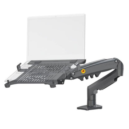 NORTH BAYOU F80-FP For 17-30 Inch Laptop Height Adjustable Desktop Mount Bracket(Black) - Laptop Stand by buy2fix | Online Shopping UK | buy2fix
