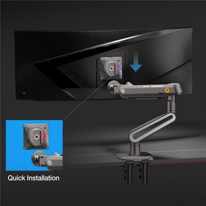 NORTH BAYOU A6 Flat Ultrawide Curved Display Bracket 27-50 Inch Monitors Ergonomic Stand - TV Brackets & Mounts by buy2fix | Online Shopping UK | buy2fix
