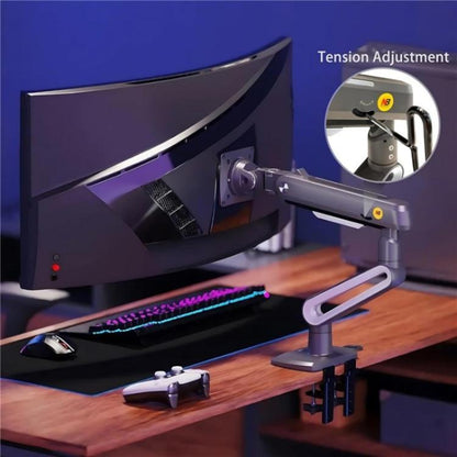 NORTH BAYOU A6 Flat Ultrawide Curved Display Bracket 27-50 Inch Monitors Ergonomic Stand - TV Brackets & Mounts by buy2fix | Online Shopping UK | buy2fix