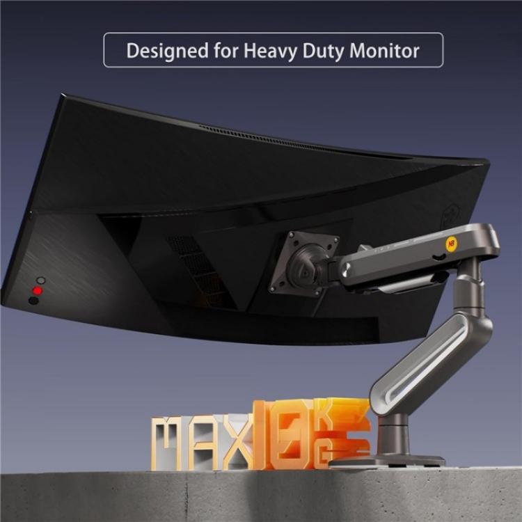 NORTH BAYOU A6 Flat Ultrawide Curved Display Bracket 27-50 Inch Monitors Ergonomic Stand - TV Brackets & Mounts by buy2fix | Online Shopping UK | buy2fix