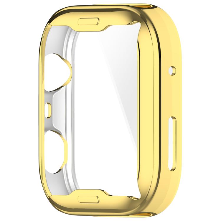 For Huawei Watch Fit 4 Electroplated TPU Full Coverage Watch Protective Case(Gold) - Watch Cases by buy2fix | Online Shopping UK | buy2fix