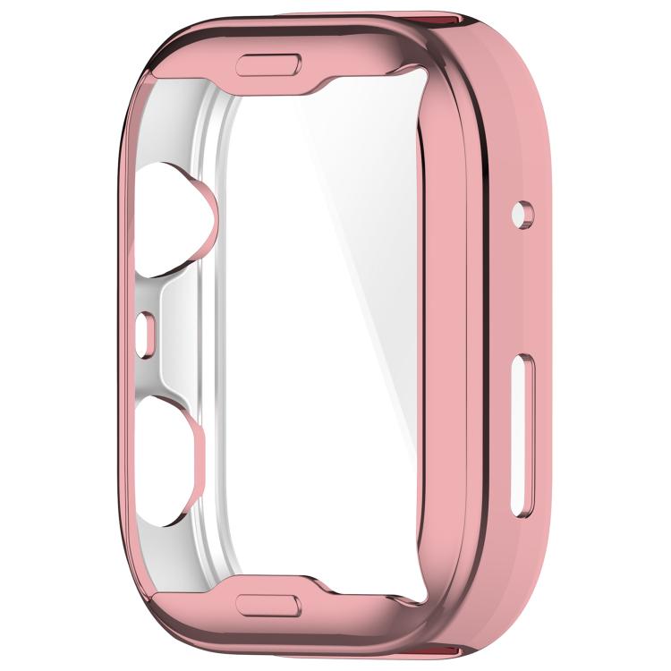 For Huawei Watch Fit 4 Pro Electroplated TPU Full Coverage Watch Protective Case(Pink) - Watch Cases by buy2fix | Online Shopping UK | buy2fix