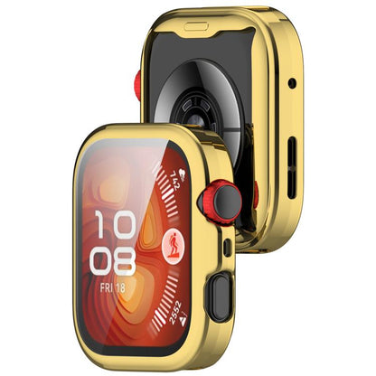 For Huawei Watch Fit 4 Pro Electroplated TPU Full Coverage Watch Protective Case(Gold) - Watch Cases by buy2fix | Online Shopping UK | buy2fix