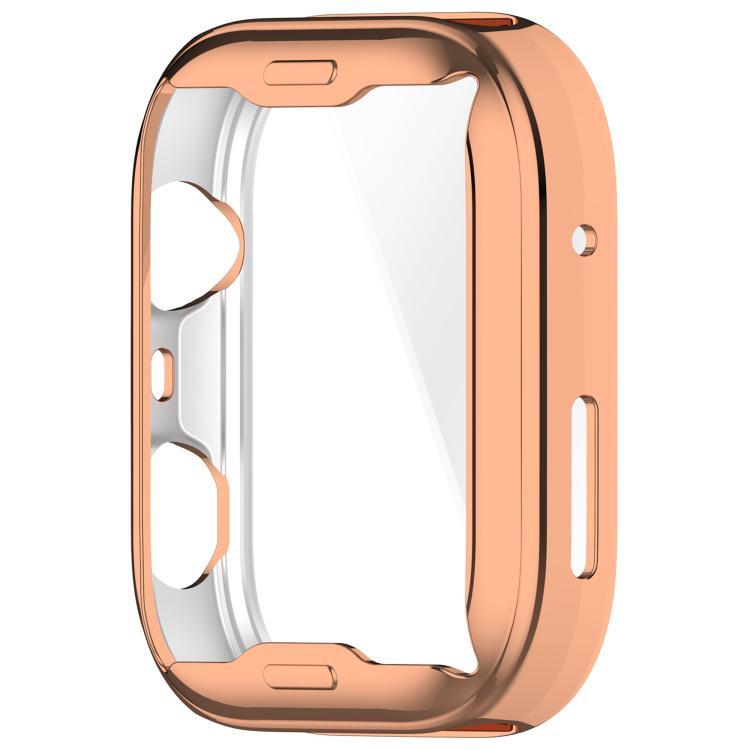 For Huawei Watch Fit 4 Pro Electroplated TPU Full Coverage Watch Protective Case(Rose Gold) - Watch Cases by buy2fix | Online Shopping UK | buy2fix