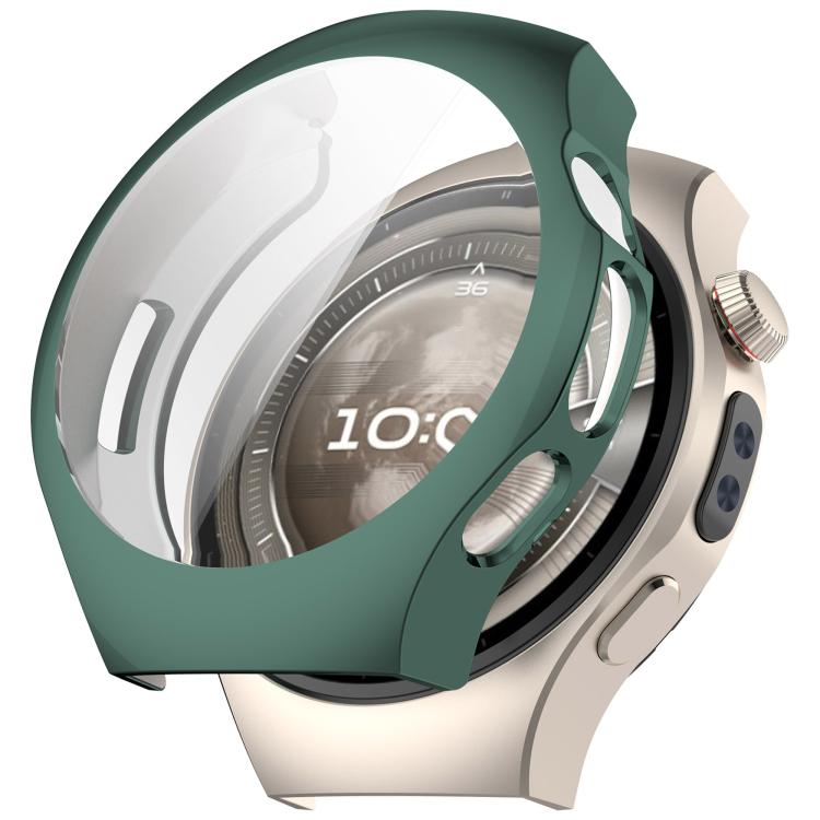 For Huawei Watch 5 42mm Electroplated TPU Full Coverage Watch Protective Case(Green) - Watch Cases by buy2fix | Online Shopping UK | buy2fix