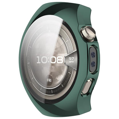 For Huawei Watch 5 42mm Electroplated TPU Full Coverage Watch Protective Case(Green) - Watch Cases by buy2fix | Online Shopping UK | buy2fix