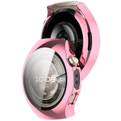 For Huawei Watch 5 42mm Electroplated TPU Full Coverage Watch Protective Case(Pink) - Watch Cases by buy2fix | Online Shopping UK | buy2fix