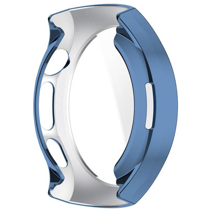 For Huawei Watch 5 42mm Electroplated TPU Full Coverage Watch Protective Case(Blue) - Watch Cases by buy2fix | Online Shopping UK | buy2fix