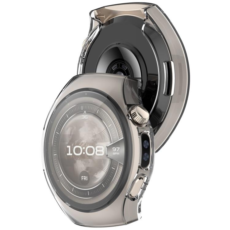 For Huawei Watch 5 42mm Electroplated TPU Full Coverage Watch Protective Case(Transparent) - Watch Cases by buy2fix | Online Shopping UK | buy2fix