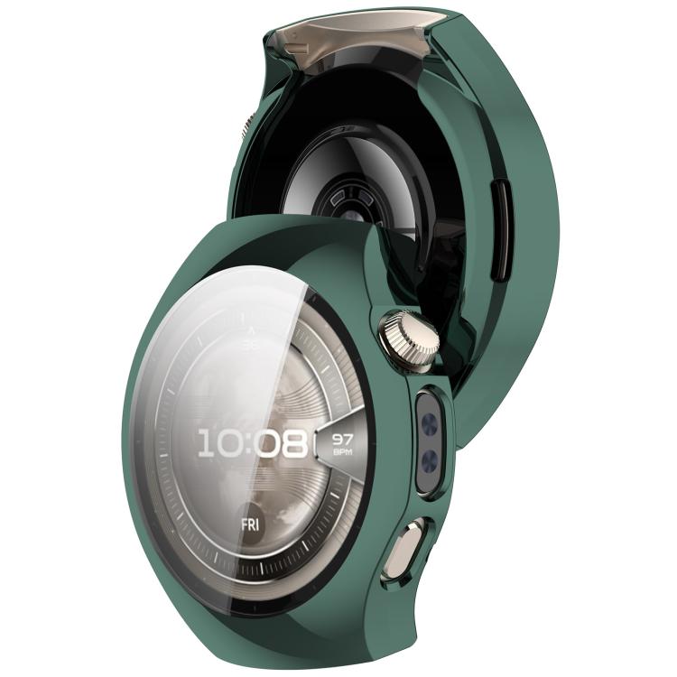 For Huawei Watch 5 46mm Electroplated TPU Full Coverage Watch Protective Case(Green) - Watch Cases by buy2fix | Online Shopping UK | buy2fix