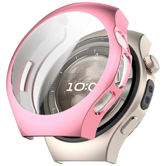 For Huawei Watch 5 46mm Electroplated TPU Full Coverage Watch Protective Case(Pink) - Watch Cases by buy2fix | Online Shopping UK | buy2fix