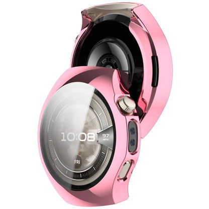 For Huawei Watch 5 46mm Electroplated TPU Full Coverage Watch Protective Case(Pink) - Watch Cases by buy2fix | Online Shopping UK | buy2fix