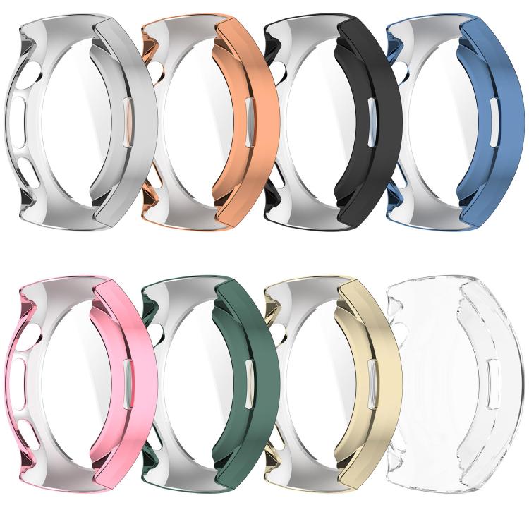 For Huawei Watch 5 46mm Electroplated TPU Full Coverage Watch Protective Case(Pink) - Watch Cases by buy2fix | Online Shopping UK | buy2fix