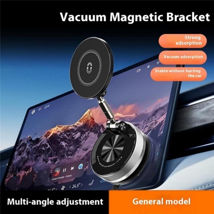 SD09 Dashboard Windshield Vacuum Suction Phone Holder Magnetic Car Mount Foldable Stand - Universal Car Holders by buy2fix | Online Shopping UK | buy2fix