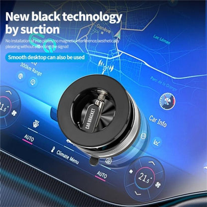 SD08 360 Degree Rotation Magnetic Car Mount Foldable Stand Vacuum Suction Phone Holder - Universal Car Holders by buy2fix | Online Shopping UK | buy2fix