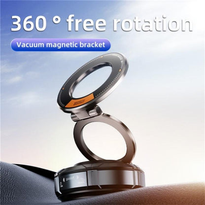 SD07 Magnetic 360 Degree Adjustable Vacuum Suction Phone Holder Car Mount Foldable Stand - Universal Car Holders by buy2fix | Online Shopping UK | buy2fix