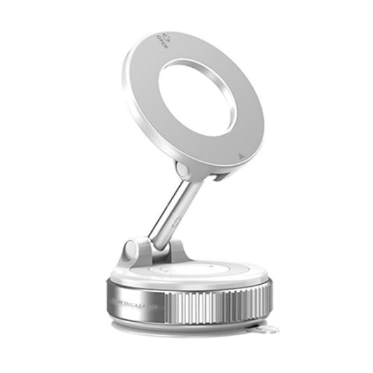 K007 Dashboard Stand 360 Degree Rotation Car Suction Cup Base Magnetic Mount Phone Holder(White) - Universal Car Holders by buy2fix | Online Shopping UK | buy2fix