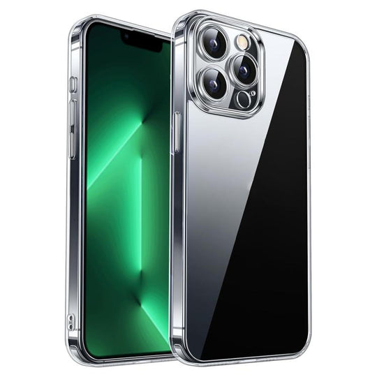 For iPhone 13 Pro Kalebol Highly Transparent PC Hybrid TPU Phone Case