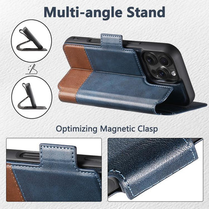 For iPhone 16 Pro Max Suteni Q06 2-in-1 Multi-function Detachable Wallet MagSafe Phone Case(Blue) - iPhone 16 Pro Max Cases by Suteni | Online Shopping UK | buy2fix