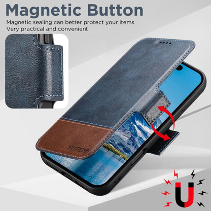 For iPhone Air Suteni Q06 2-in-1 Multi-function Detachable Wallet MagSafe Phone Case(Blue) - iPhone Air Cases by Suteni | Online Shopping UK | buy2fix