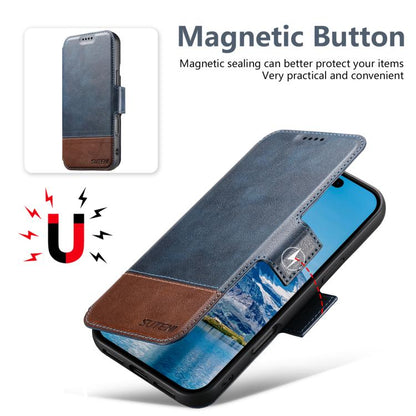 For iPhone 17 Suteni Q06 2-in-1 Multi-function Detachable Wallet MagSafe Phone Case(Blue) - iPhone 17 Cases by Suteni | Online Shopping UK | buy2fix