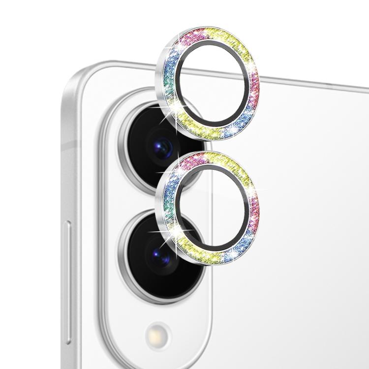For Samsung Galaxy S25 Edge 5G NORTHJO 1 Set Camera Lens Protector Glitter Metal Ring Film(Colorful) - For Samsung by NORTHJO | Online Shopping UK | buy2fix