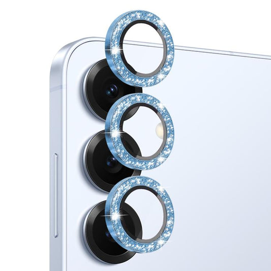 For Samsung Galaxy S25+ 5G NORTHJO 1 Set Camera Lens Protector Glitter Metal Ring Film(Blue) - For Samsung by NORTHJO | Online Shopping UK | buy2fix