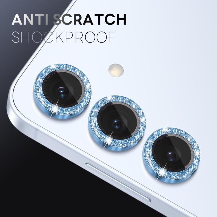 For Samsung Galaxy S25+ 5G NORTHJO 1 Set Camera Lens Protector Glitter Metal Ring Film(Blue) - For Samsung by NORTHJO | Online Shopping UK | buy2fix