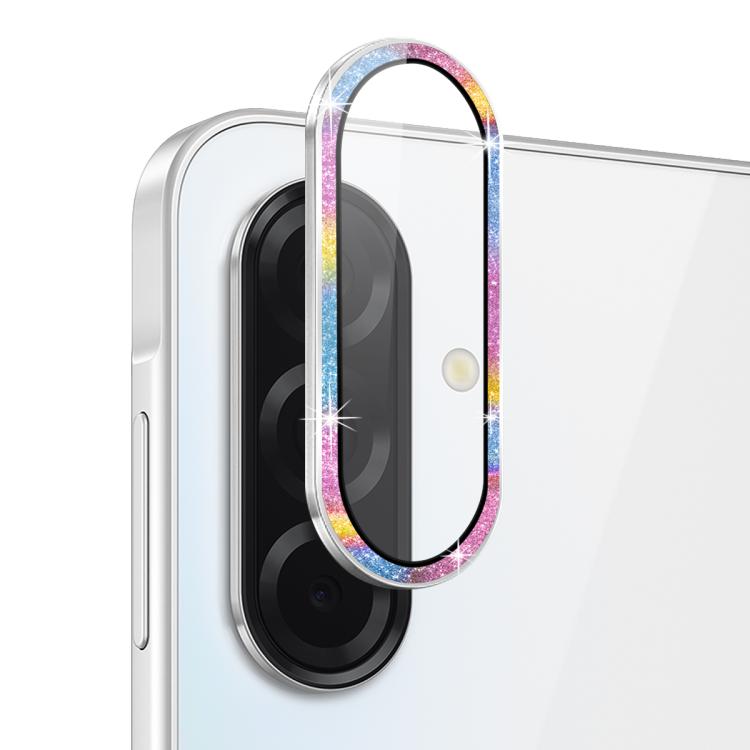 For Samsung Galaxy A36 5G / A56 5G NORTHJO 1 Set Camera Lens Protector Glitter Metal Ring Film(Colorful) - For Samsung by NORTHJO | Online Shopping UK | buy2fix