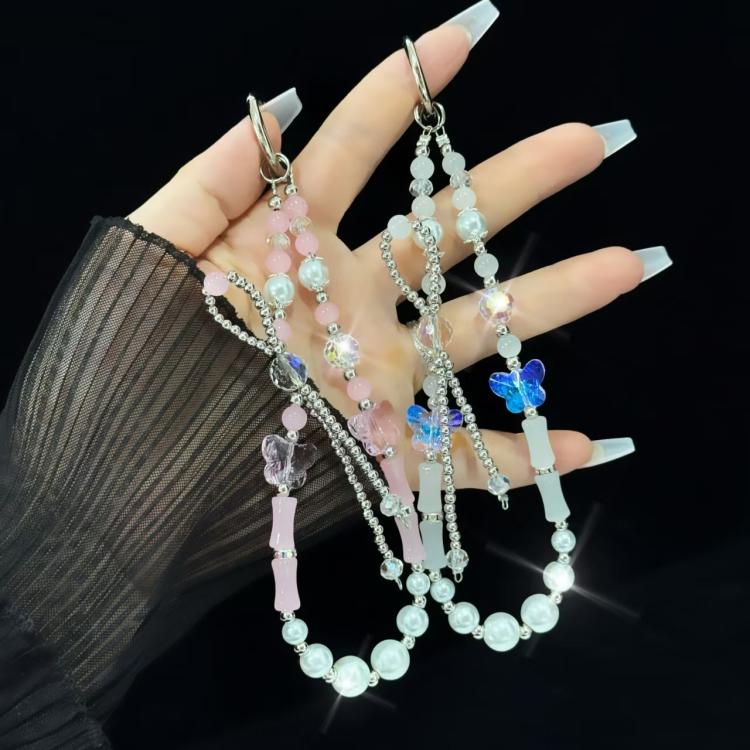 Slub Alloy Bow Mobile Phone String Chain(Green) - Lanyards & Wrist Straps by buy2fix | Online Shopping UK | buy2fix