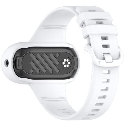 For Insta 360 Go 3 / Go 3S / Go 2 Solid Color Silicone Watch Band(White) - Case & Bags by buy2fix | Online Shopping UK | buy2fix