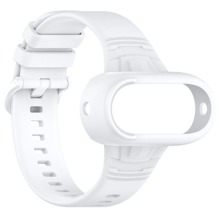 For Insta 360 Go 3 / Go 3S / Go 2 Solid Color Silicone Watch Band(White) - Case & Bags by buy2fix | Online Shopping UK | buy2fix