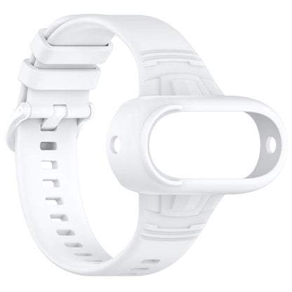 For Insta 360 Go 3 / Go 3S / Go 2 Solid Color Silicone Watch Band(White) - Case & Bags by buy2fix | Online Shopping UK | buy2fix