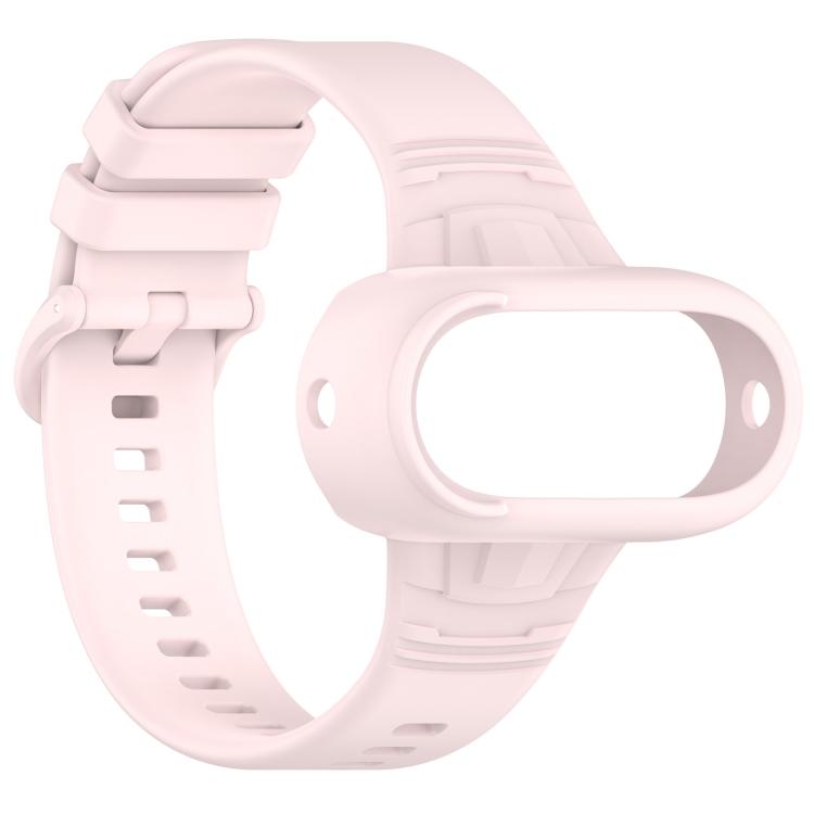 For Insta 360 Go 3 / Go 3S / Go 2 Solid Color Silicone Watch Band(Light Pink) - Case & Bags by buy2fix | Online Shopping UK | buy2fix