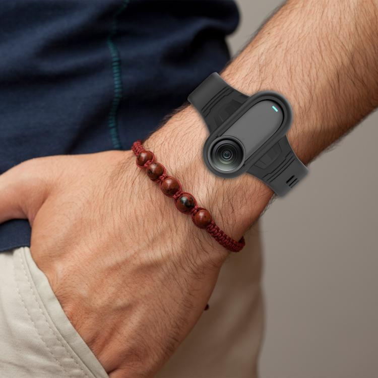 For Insta 360 Go 3 / Go 3S / Go 2 Solid Color Silicone Watch Band(White) - Case & Bags by buy2fix | Online Shopping UK | buy2fix