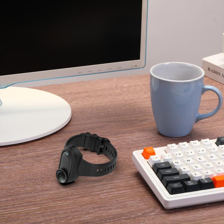 For Insta 360 Go 3 / Go 3S / Go 2 Solid Color Silicone Watch Band(Black) - Case & Bags by buy2fix | Online Shopping UK | buy2fix