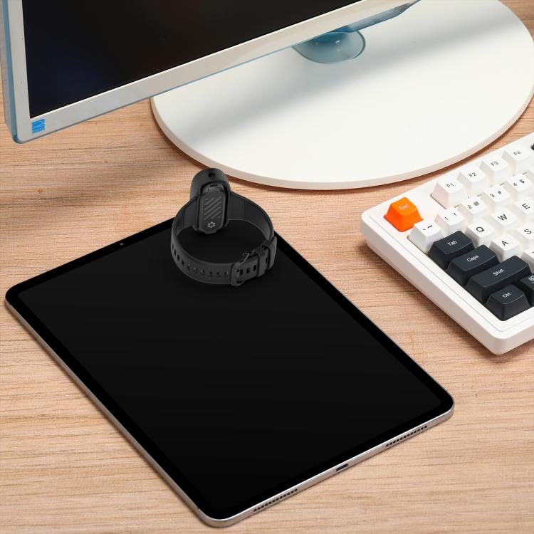 For Insta 360 Go 3 / Go 3S / Go 2 Solid Color Silicone Watch Band(Black) - Case & Bags by buy2fix | Online Shopping UK | buy2fix