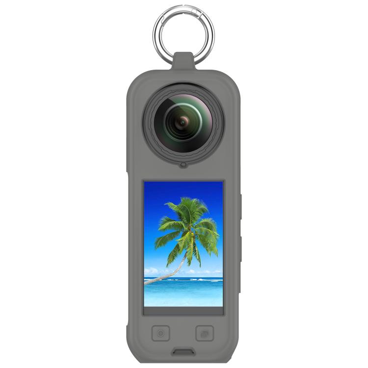 For Insta360 X5 Silicone Protective Case(Dark Gray) - Case & Bags by buy2fix | Online Shopping UK | buy2fix