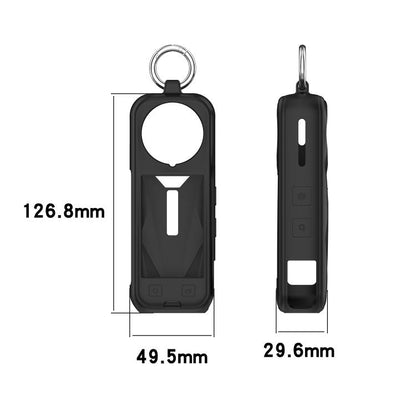 For Insta360 X5 Silicone Protective Case(Orange) - Case & Bags by buy2fix | Online Shopping UK | buy2fix