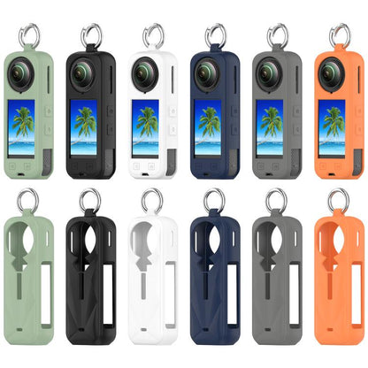 For Insta360 X5 Silicone Protective Case(Dark Gray) - Case & Bags by buy2fix | Online Shopping UK | buy2fix