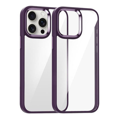 For iPhone 15 Pro Kalebol Gold Shield PC Hybrid TPU Phone Case(Dark Purple) - iPhone 15 Pro Cases by Kalebol | Online Shopping UK | buy2fix